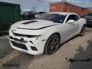 2014 Chevrolet Camaro SS with VIN 2G1FK1EJ0E9264966, listed as a Copart auction lot 43751455 with 0 mi miles and Salvage Title. Bid and sale history available at carsss.com. Image 1.