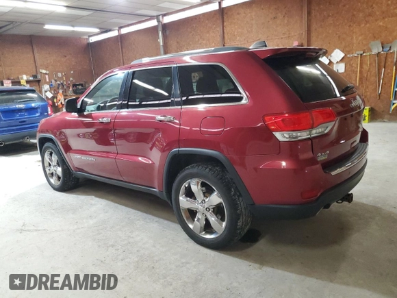 2014 Jeep Grand Cherokee Limited z VIN 1C4RJFBGXEC264110, wystawiony jako Copart lot #58466265 z przebiegiem 97 973 mil mil oraz Szkoda całkowita • Salvage title. Historia ofert i sprzedaży dostępna na DreamBid. Obrazek 2.