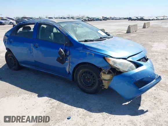 2010 Toyota Corolla with VIN 1NXBU4EE8AZ295248, listed as a IAAI auction lot 41837931 with 1 mi miles. Bid and sale history available at carsss.com. Image 1.