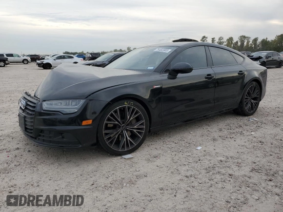 2017 Audi A7 Prestige with VIN WAU22AFC7HN012202, listed as a Copart auction lot 75482303 with 0 mi miles. Bid and sale history available at carsss.com. Image 1.