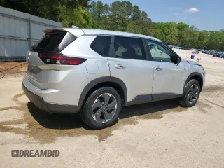 2025 Nissan Rogue SV with VIN 5N1BT3BA5SC813290, listed as a Copart auction lot 53841205 with 8,416 mi miles and Salvage Title. Bid and sale history available at DreamBid. Image 3.