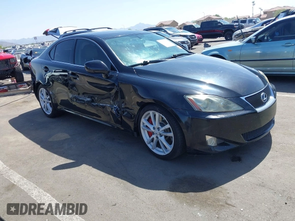 2007 Lexus IS 350 with VIN JTHBE262975014179, listed as a IAAI auction lot 42504426 with 170,776 mi miles and . Bid and sale history available at DreamBid. Image 1.
