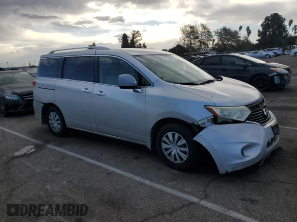 2012 Nissan Quest SL with VIN JN8AE2KP0C9047920, listed as a Copart auction lot 41706135 with 127,423 mi miles and Salvage Title. Bid and sale history available at carsss.com. Image 4.