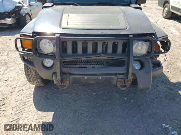 2007 Hummer H3 SUV with VIN 5GTDN13E978156672, listed as a Copart auction lot 71474844 with 191,547 mi miles and Salvage Title. Bid and sale history available at carsss.com. Image 12.