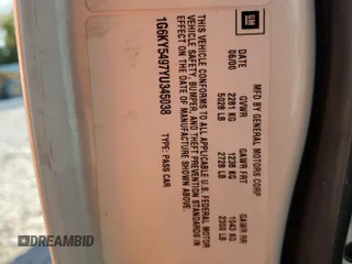 2000 Cadillac Seville Touring STS z VIN 1G6KY5497YU345038, wystawiony jako Copart lot #74315354 z przebiegiem 96 704 mil mil oraz Nie do naprawy • Non repairable. Historia ofert i sprzedaży dostępna na DreamBid. Obrazek 12.
