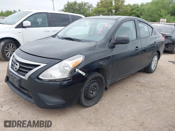 2015 Nissan Versa S Plus with VIN 3N1CN7AP0FL831855, listed as a IAAI auction lot 41940057 with 218,643 mi miles and . Bid and sale history available at carsss.com. Image 2.