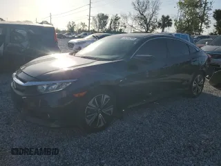2018 Honda Civic EX-L with VIN 19XFC1F72JE000506, listed as a Copart auction lot 49286255 with 49,960 mi miles and Salvage Title. Bid and sale history available at DreamBid. Image 1.