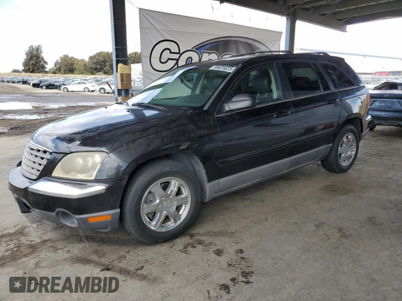 2004 Chrysler Pacifica z VIN 2C8GF68474R621401, wystawiony jako Copart lot #56626025 z przebiegiem 92 218 mil mil oraz Czysty tytuł • Clean title. Historia ofert i sprzedaży dostępna na DreamBid. Obrazek 1.