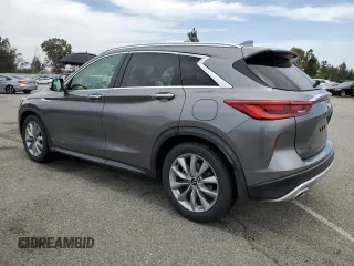 2020 Infiniti QX50 Luxe with VIN 3PCAJ5M16LF107867, listed as a Copart auction lot 56687275 with 67,957 mi miles and Salvage title. Bid and sale history available at DreamBid. Image 2.