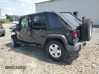 2008 Jeep Wrangler Unlimited Sahara with VIN 1J4GA59178L607960, listed as a Copart auction lot 57855995 with 122,913 mi miles and Salvage title. Bid and sale history available at DreamBid. Image 2.