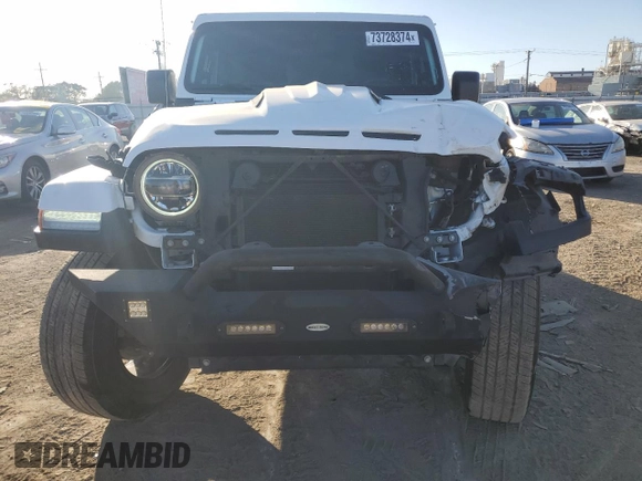 2020 Jeep Wrangler Unlimited Sahara Altitude with VIN 1C4HJXEG4LW314038, listed as a Copart auction lot 73728374 with 50,828 mi miles and Salvage title. Bid and sale history available at DreamBid. Image 5.