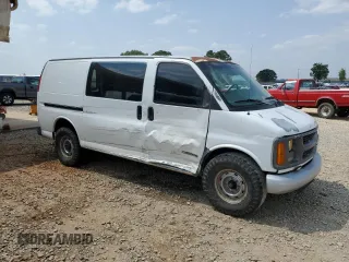 1999 Chevrolet Express Cargo with VIN 1GCHG35R3X1110004, listed as a Copart auction lot 59386095 with 141,925 mi miles and Salvage title. Bid and sale history available at DreamBid. Image 4.
