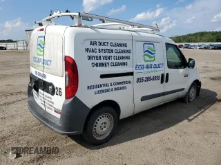 2015 Ram ProMaster City Cargo Tradesman with VIN ZFBERFAT3F6A24117, listed as a Copart auction lot 63960003 with 190,540 mi miles and . Bid and sale history available at DreamBid. Image 3.