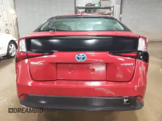 2019 Toyota Prius L Eco z VIN JTDKARFUXK3075083, wystawiony jako Copart lot #43968505 z przebiegiem 72 396 mil mil oraz Szkoda całkowita • Salvage title. Historia ofert i sprzedaży dostępna na DreamBid. Obrazek 6.