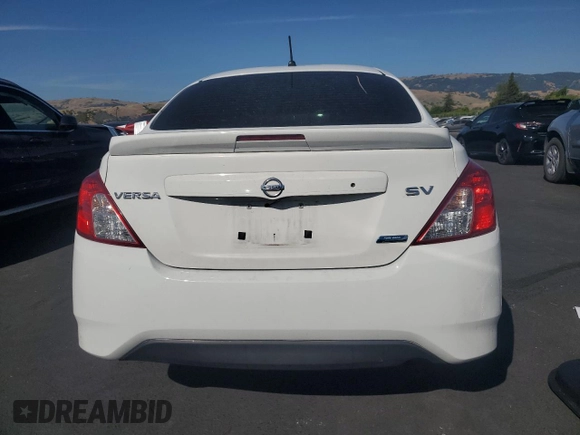 2016 Nissan Versa S with VIN 3N1CN7APXGL819486, listed as a Copart auction lot 57828525 with 179,040 mi miles and Salvage title. Bid and sale history available at DreamBid. Image 6.