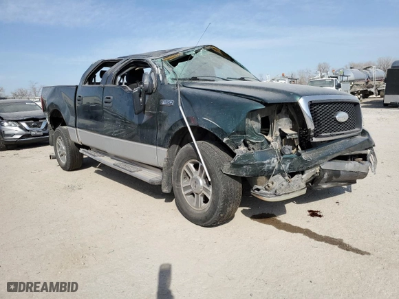 2008 Ford F-150 XLT with VIN 1FTPW14V38KB22506, listed as a Copart auction lot 48344405 with 206,874 mi miles and Salvage Title. Bid and sale history available at carsss.com. Image 4.