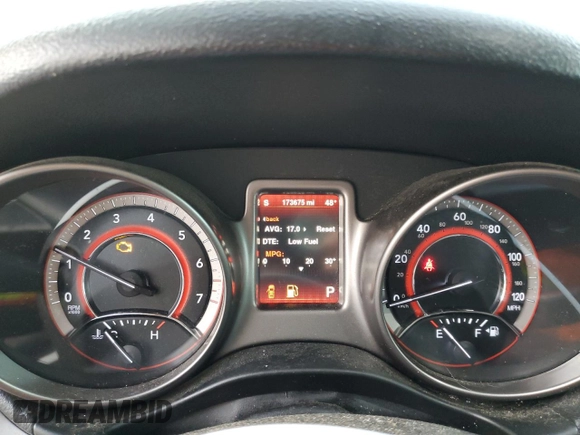 2015 Dodge Journey Crossroad with VIN 3C4PDDGG4FT566767, listed as a Copart auction lot 88871775 with 173,675 mi miles and Salvage Title. Bid and sale history available at carsss.com. Image 9.