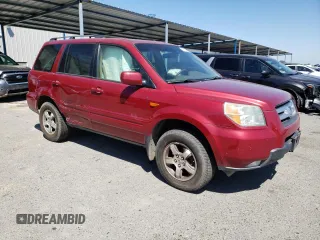 2006 Honda Pilot EX-L with VIN 5FNYF18576B022725, listed as a Copart auction lot 53875465 with 179,101 mi miles and Salvage Title. Bid and sale history available at DreamBid. Image 4.