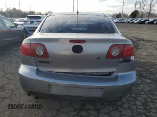 2005 Mazda 3 i with VIN JM1BK12F751242280, listed as a Copart auction lot 84316214 with 222,131 mi miles and Salvage Title. Bid and sale history available at DreamBid. Image 6.
