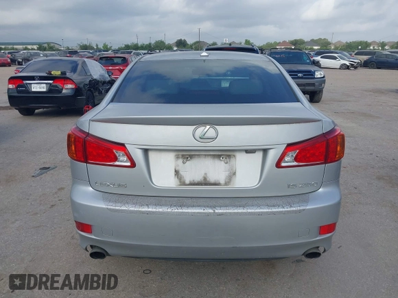 2010 Lexus IS 250 with VIN JTHBF5C21A5124993, listed as a IAAI auction lot 42158931 with 237,934 mi miles. Bid and sale history available at carsss.com. Image 16.