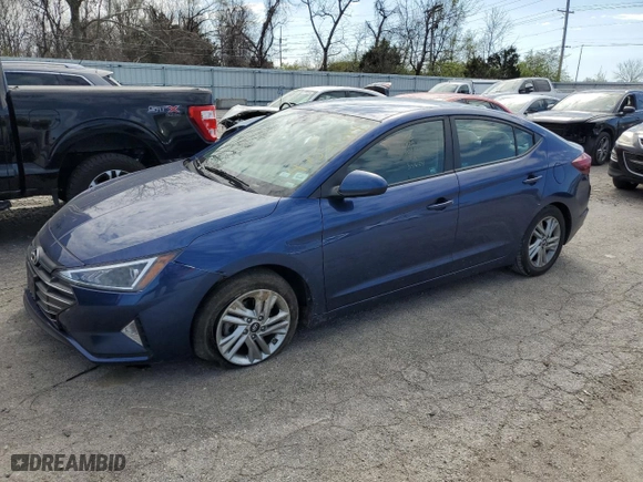 2020 Hyundai Elantra Value Edition with VIN 5NPD84LF5LH572691, listed as a Copart auction lot 47551684 with 68,412 mi miles and Salvage Title. Bid and sale history available at carsss.com. Image 1.