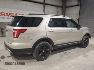 2017 Ford Explorer XLT with VIN 1FM5K8D81HGD64733, listed as a Copart auction lot 48240645 with 146,384 mi miles and Salvage Title. Bid and sale history available at carsss.com. Image 3.