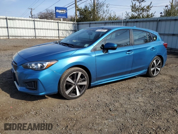 2019 Subaru Impreza Special Sports с VIN 4S3GTAJ67K3751600, выставлен на аукционе Copart как лот 49186655 с пробегом 46 412 миль миль и Списание • Salvage title. История ставок и продаж доступна на DreamBid. Изображение 1.