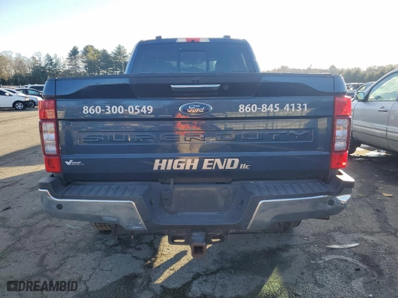 2020 Ford Super Duty F-250 SRW XL with VIN 1FT8W2BT7LEC65798, listed as a Copart auction lot 86746284 with 0 mi miles and Salvage Title. Bid and sale history available at carsss.com. Image 6.
