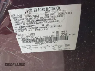 2009 Ford Flex SEL z VIN 2FMDK52C79BA02917, wystawiony jako IAAI lot #42314355 z przebiegiem 209 176 mil mil oraz . Historia ofert i sprzedaży dostępna na DreamBid. Obrazek 9.