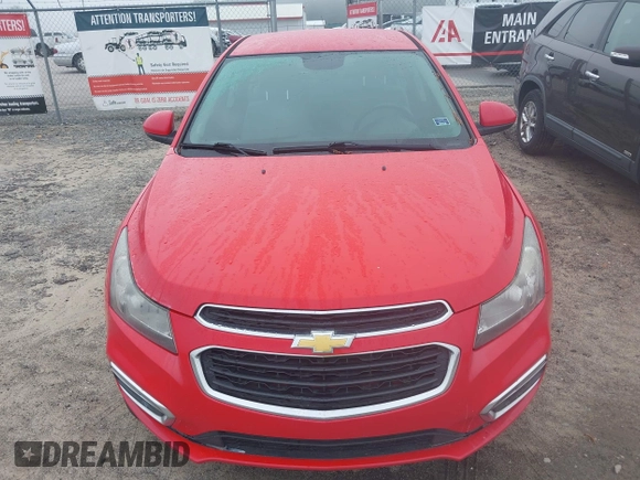 2015 Chevrolet Cruze LT with VIN 1G1PC5SB8F7162923, listed as a IAAI auction lot 42196404 with 186,559 mi miles and . Bid and sale history available at DreamBid. Image 6.