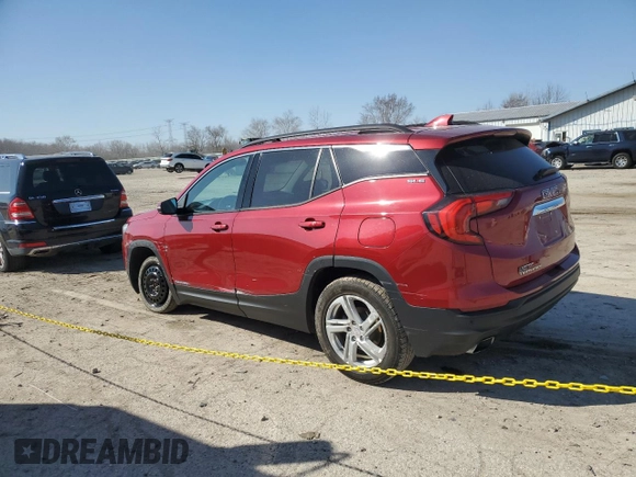 2018 GMC Terrain SLE with VIN 3GKALMEX9JL129646, listed as a Copart auction lot 48846975 with 156,990 mi miles and Salvage Title. Bid and sale history available at carsss.com. Image 2.