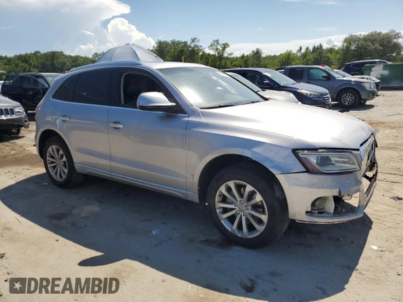 2016 Audi Q5 Premium Plus with VIN WA1L2AFPXGA142162, listed as a Copart auction lot 62697655 with 160,510 mi miles and Salvage title. Bid and sale history available at DreamBid. Image 4.