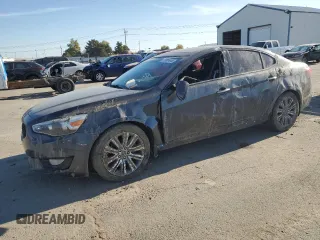 2016 Kia Cadenza Premium with VIN KNALN4D70G5218303, listed as a Copart auction lot 75351044 with 0 mi miles and Salvage Title. Bid and sale history available at carsss.com. Image 1.