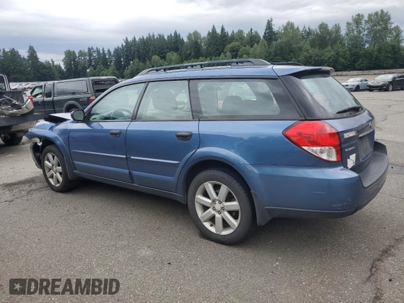 2008 Subaru Outback i with VIN 4S4BP61C987317287, listed as a Copart auction lot 62894365 with 177,150 mi miles and Salvage title. Bid and sale history available at DreamBid. Image 2.