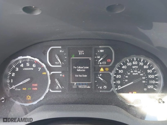 2018 Toyota Tundra 4WD SR5 with VIN 5TFDW5F12JX694518, listed as a IAAI auction lot 41663831 with 183,220 mi miles. Bid and sale history available at carsss.com. Image 7.