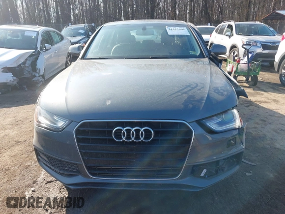 2016 Audi A4 Premium with VIN WAUAFAFL0GA011852, listed as a IAAI auction lot 41423605 with 88,651 mi miles. Bid and sale history available at carsss.com. Image 12.