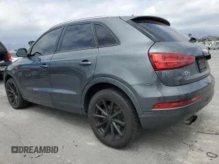 2018 Audi Q3 Premium with VIN WA1ECCFS8JR002738, listed as a Copart auction lot 53276095 with 171,912 mi miles and Salvage title. Bid and sale history available at DreamBid. Image 2.