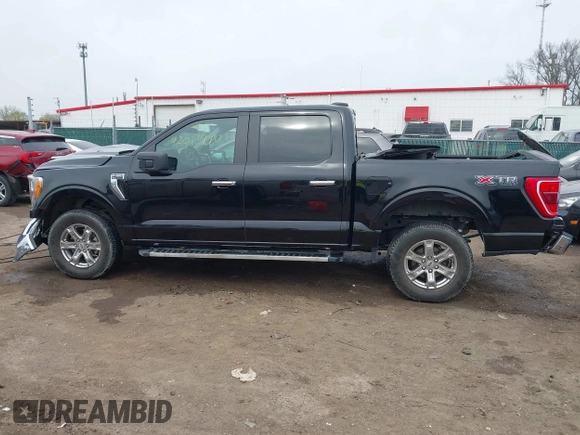 2022 Ford F-150 XL with VIN 1FTFW1E58NFB02945, listed as a IAAI auction lot 42013490 with 39,847 mi miles. Bid and sale history available at carsss.com. Image 14.