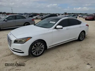2016 Hyundai Genesis 3.8L with VIN KMHGN4JE9GU139205, listed as a Copart auction lot 73884994 with 0 mi miles and Non Repairable. Bid and sale history available at carsss.com. Image 1.