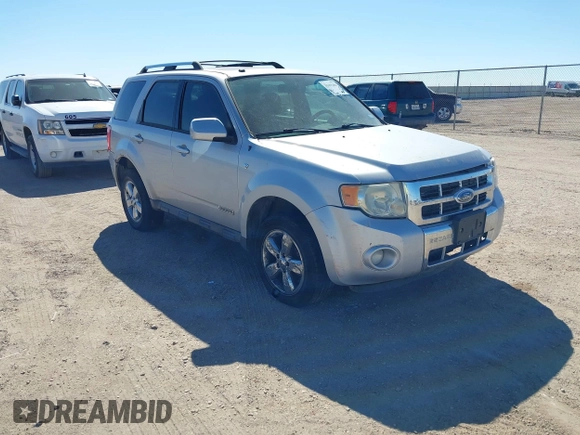 2008 Ford Escape Limited with VIN 1FMCU04168KC00395, listed as a IAAI auction lot 41695486 with 240,242 mi miles and . Bid and sale history available at DreamBid. Image 1.