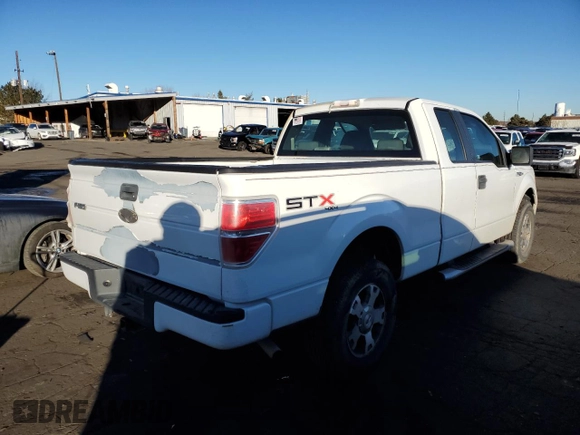 2009 Ford F-150 STX with VIN 1FTRX14W89KC77987, listed as a Copart auction lot 43269225 with 254,567 mi miles and Salvage title. Bid and sale history available at DreamBid. Image 3.