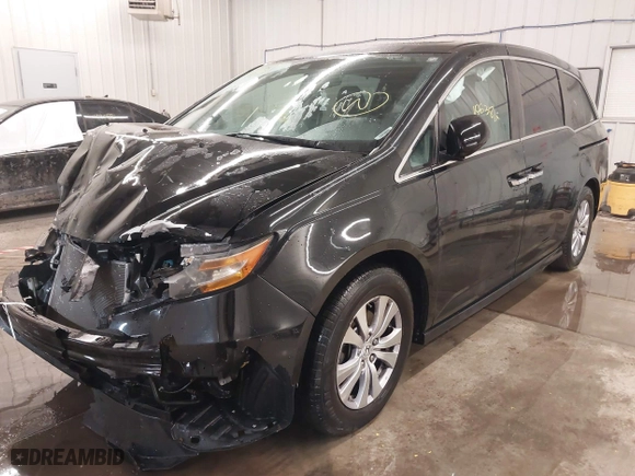 2016 Honda Odyssey EX-L with VIN 5FNRL5H61GB045982, listed as a IAAI auction lot 41587450 with 106,381 mi miles. Bid and sale history available at carsss.com. Image 18.