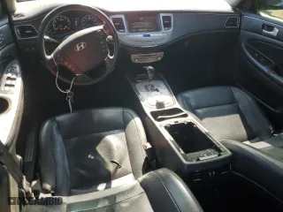 2013 Hyundai Genesis 3.8L with VIN KMHGC4DDXDU254447, listed as a Copart auction lot 52133525 with 116,582 mi miles and Salvage Title. Bid and sale history available at carsss.com. Image 8.