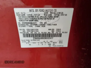 2013 Ford Flex Limited with VIN 2FMHK6D8XDBD32477, listed as a Copart auction lot 48798155 with 101,490 mi miles and Salvage Title. Bid and sale history available at carsss.com. Image 15.