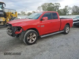 2014 Ram 1500 Sport with VIN 1C6RR6HT7ES221953, listed as a Copart auction lot 81495364 with 126,366 mi miles and Salvage title. Bid and sale history available at DreamBid. Image 1.