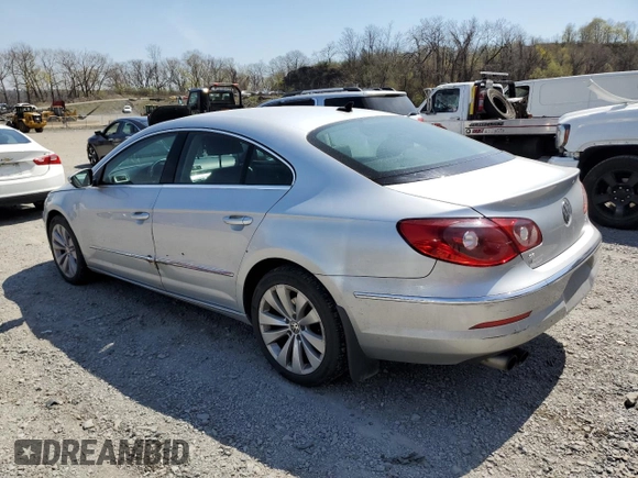 2012 Volkswagen CC Sport PZEV with VIN WVWMP7AN0CE546210, listed as a Copart auction lot 53849935 with 172,585 mi miles and Salvage Title. Bid and sale history available at carsss.com. Image 2.
