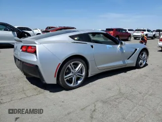 2017 Chevrolet Corvette 1LT with VIN 1G1YB2D77H5109076, listed as a Copart auction lot 62728585 with 97,910 mi miles and Salvage title. Bid and sale history available at DreamBid. Image 3.