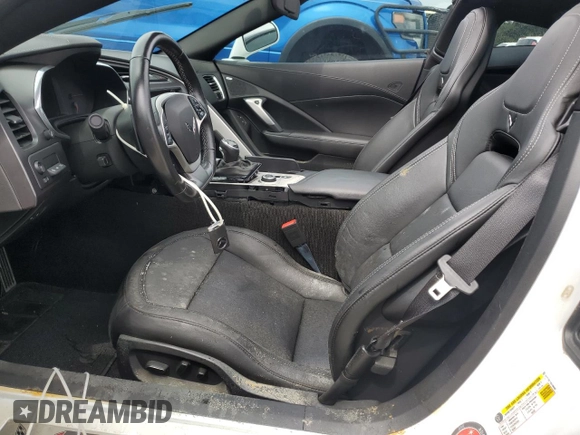 2019 Chevrolet Corvette Grand Sport 2LT with VIN 1G1YY2D71K5100492, listed as a Copart auction lot 74899774 with 0 mi miles and Non Repairable. Bid and sale history available at carsss.com. Image 7.
