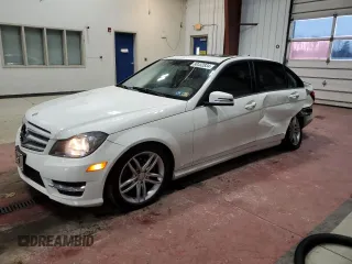 2012 Mercedes-Benz C 300 Sport with VIN WDDGF8BB1CR230744, listed as a Copart auction lot 80452834 with 143,320 mi miles and Salvage Title. Bid and sale history available at DreamBid. Image 1.