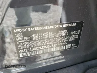 2021 MINI Countryman Cooper S with VIN WMZ53BR02M3M67582, listed as a Copart auction lot 76786484 with 44,736 mi miles and Salvage Title. Bid and sale history available at carsss.com. Image 14.